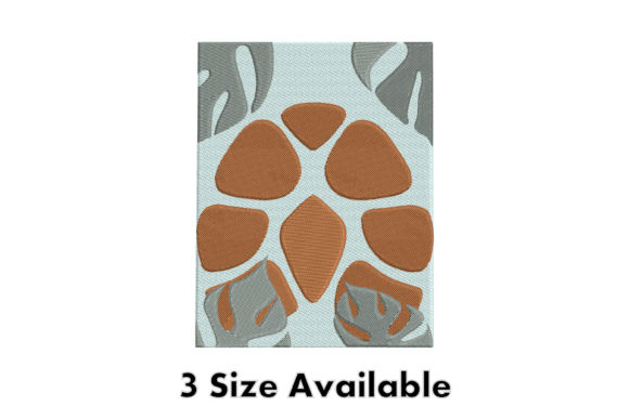 Abstract Floral Embroidery Pattern for Holiday Projects