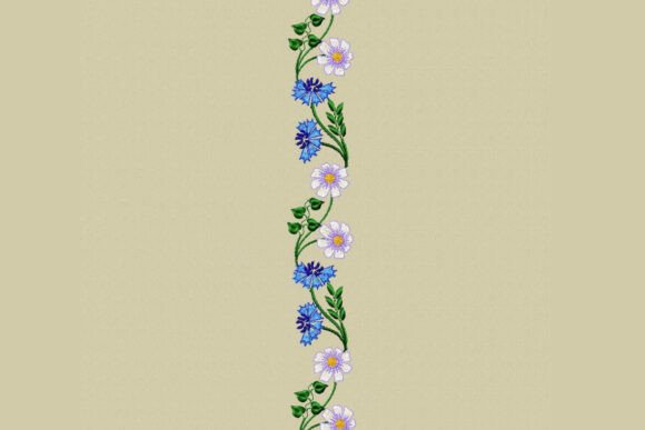 Cornflower Chamomile Embroidery Pattern Review