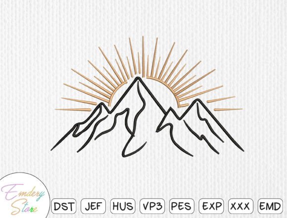 Mountain Sunrise Embroidery Design Review
