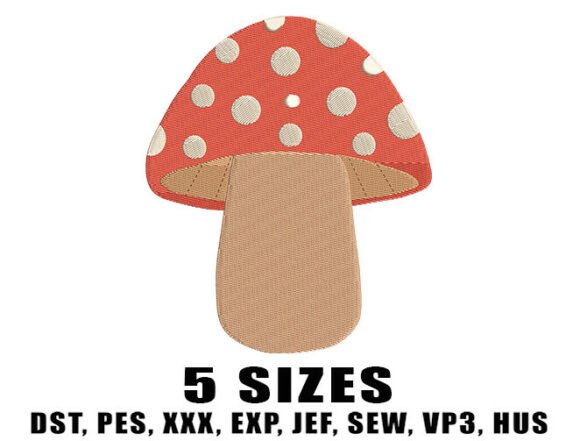 Nature Mushroom Embroidery Designs Review