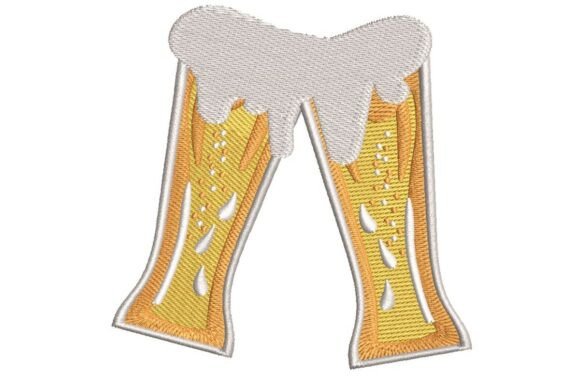 Oktoberfest Beer Toast Embroidery Patch Review