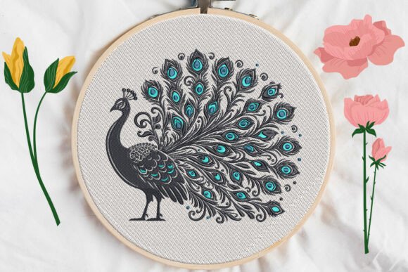 Peacock Embroidery Review for Boutique Sweatshirts